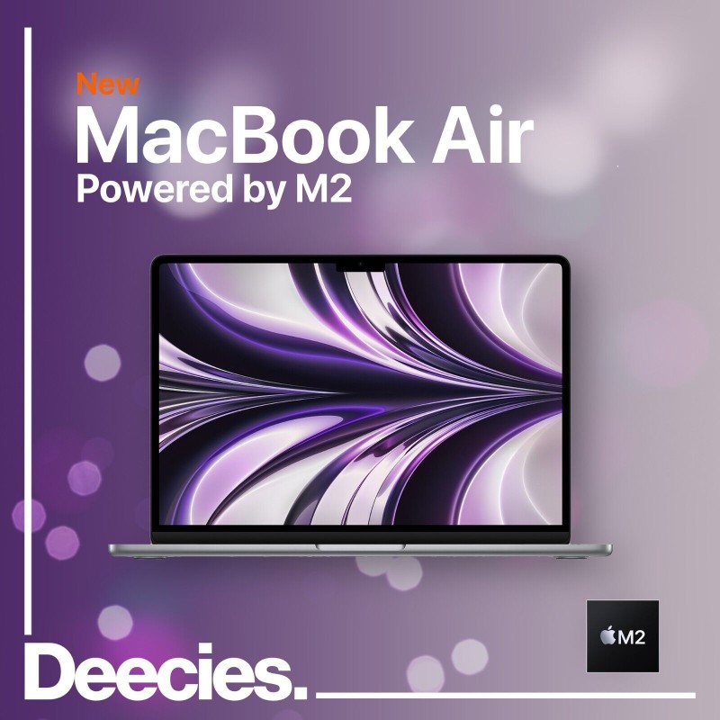 MacBook Air Apple M2 16GB RAM 512GB SSD 8-core CPU 8-Core GPU Laptop SPACE GREY