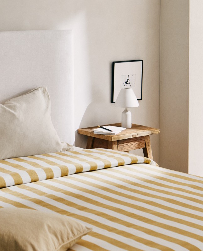 STRIPED DUVET COVER