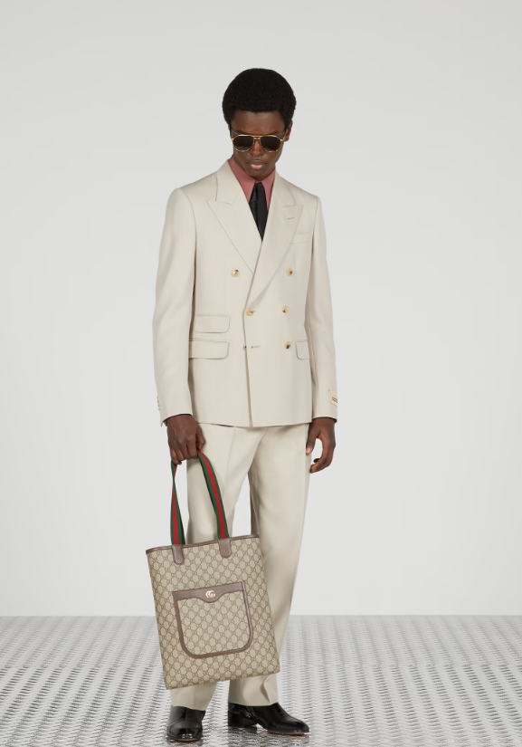 GUCCI OPHIDIA GG SMALL TOTE BAG