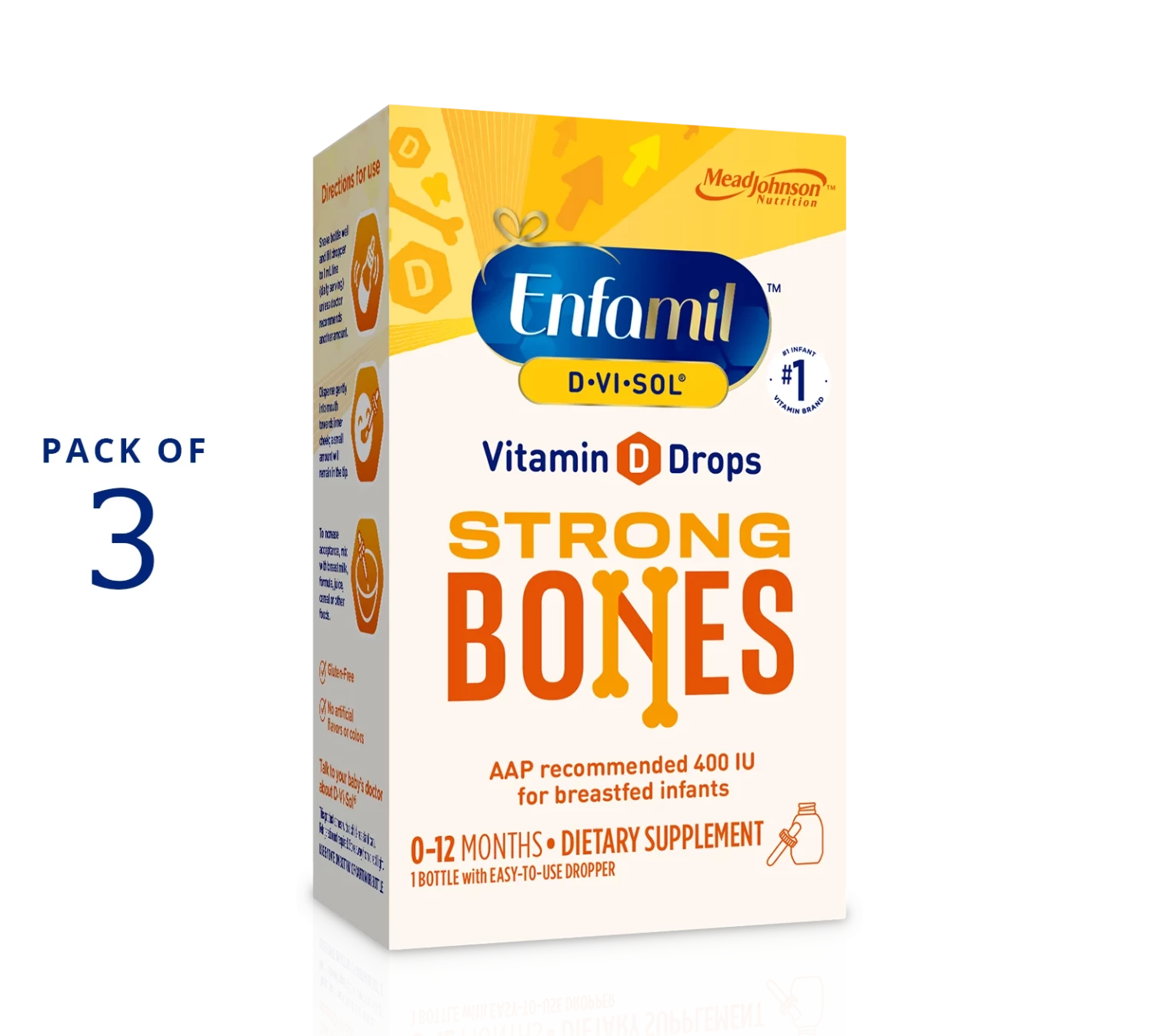 Enfamil® D Vi Sol® Vitamins Liquid 50 mL Bottle (Pack of 3)