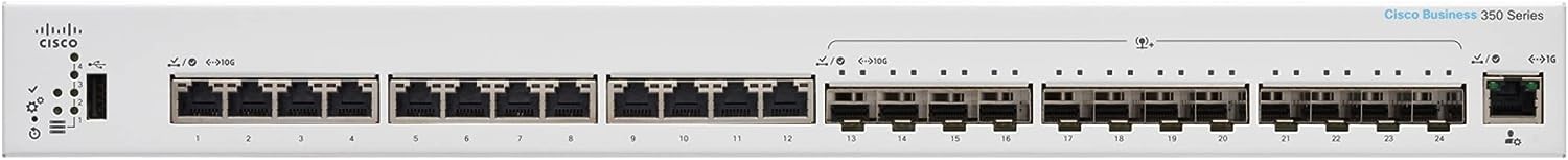 Cisco Business CBS350-12XS Managed Switch | 12 Port 10G SFP+ | 2x10GE Shared | Limited Lifetime Hardware Warranty (CBS350-12XS-NA)