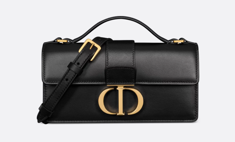 Miss Montaigne Mini Bag Black Smooth Calfskin