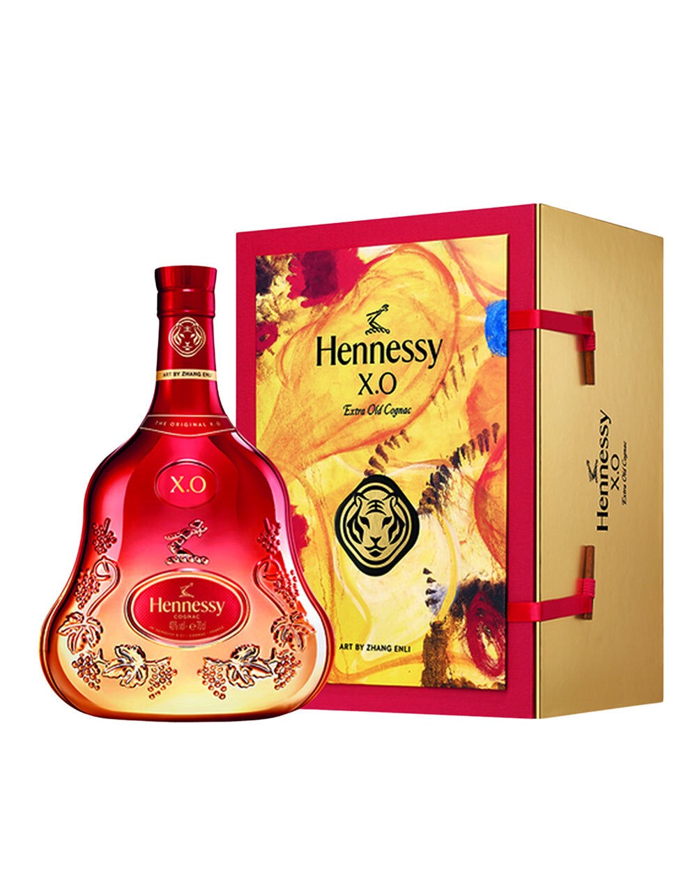 Hennessy X.O 2022 Lunar New Year Deluxe Limited Edition Gift Box By Zhang Enli