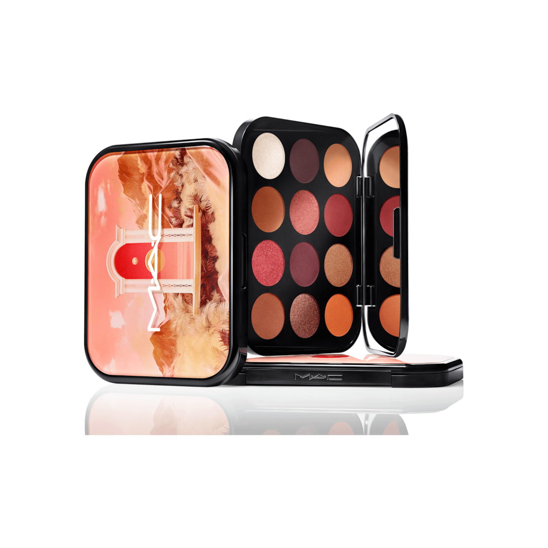 CONNECT IN COLOUR EYE SHADOW PALETTE: FUTURE FLAME-A fiery 12-pan eye shadow palette with pigment packed colour in one-swipe for limitless chic to heated looks-12.2 G