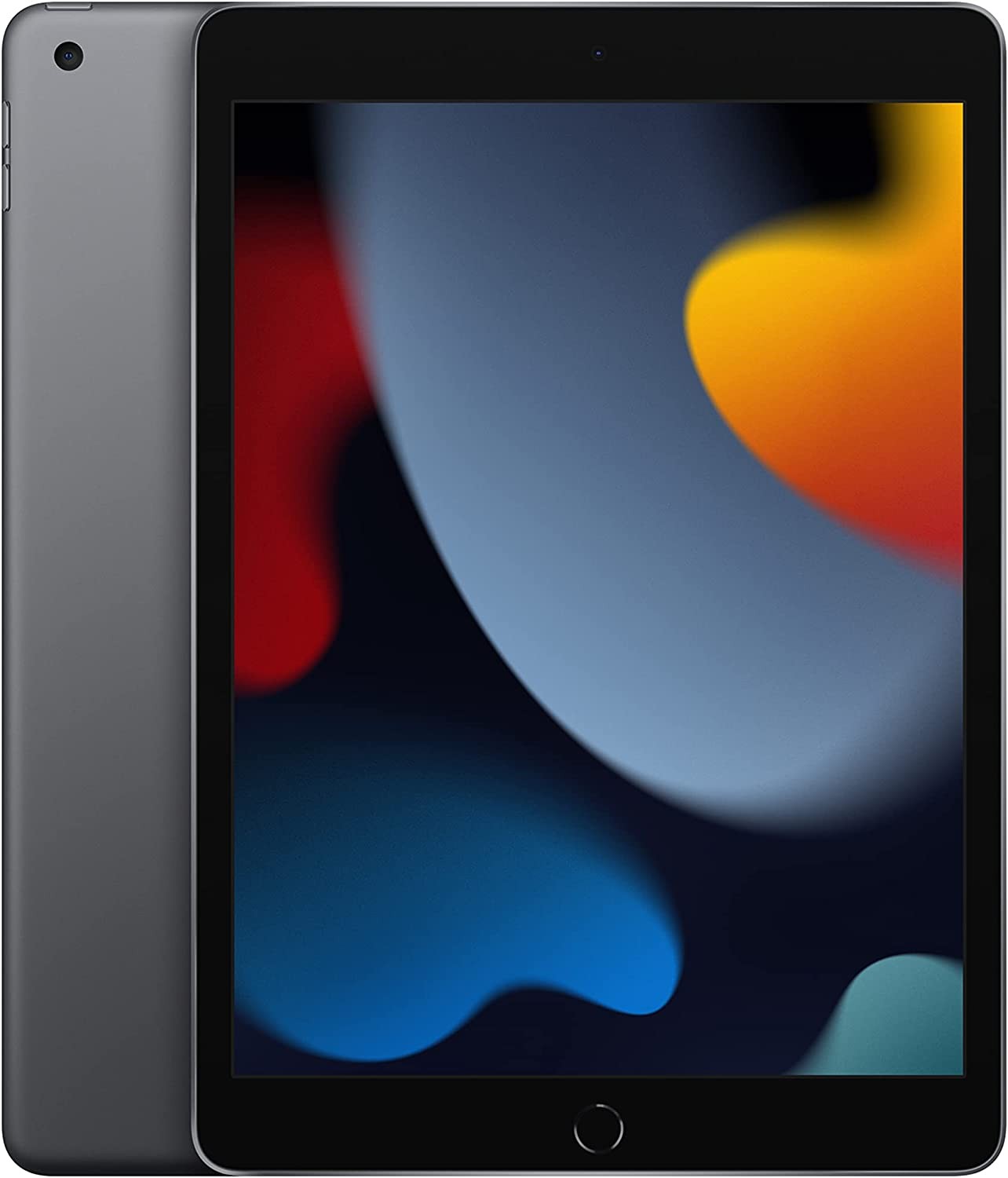 Apple iPad (9th generation) : With A13 Bionic chip, 10.2-inch Retina display, 64GB, Wi-Fi, 12MP front /8MP rear camera, Touch ID, all-day battery life - Deep Space gray