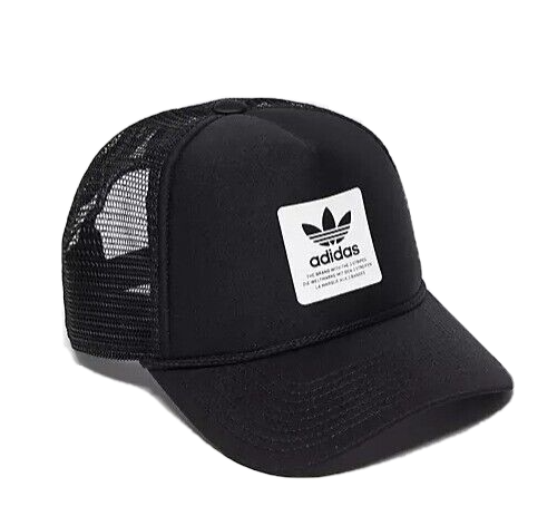 ADIDAS U ORIGINALS DISPATCH TRUCKER HAT EY5534 ADJUSTABLE BLACK WHITE - NWT