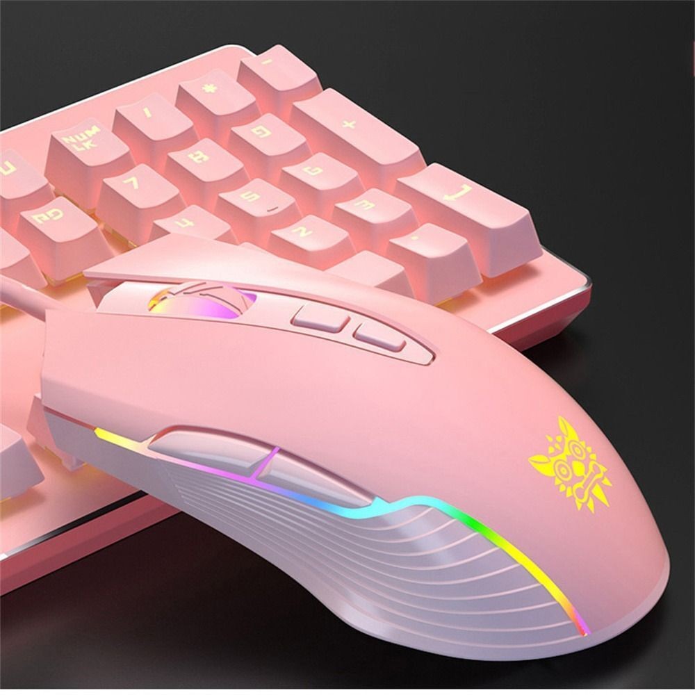 New Ergonomic Wired Gaming Mouse 6400 DPI Optical Backlight Gamer Mouse UK