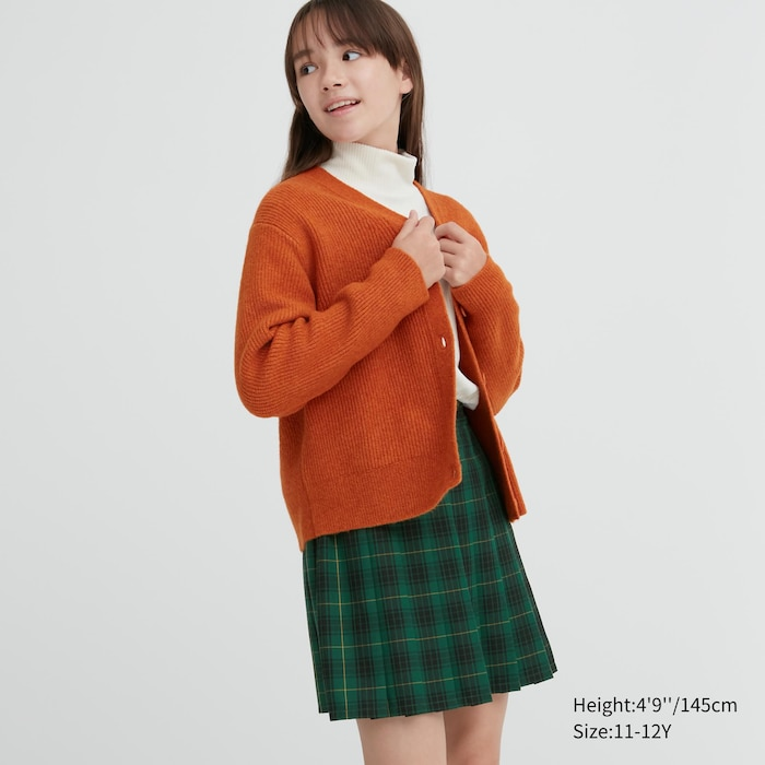 Checked Pleated Mini Skort