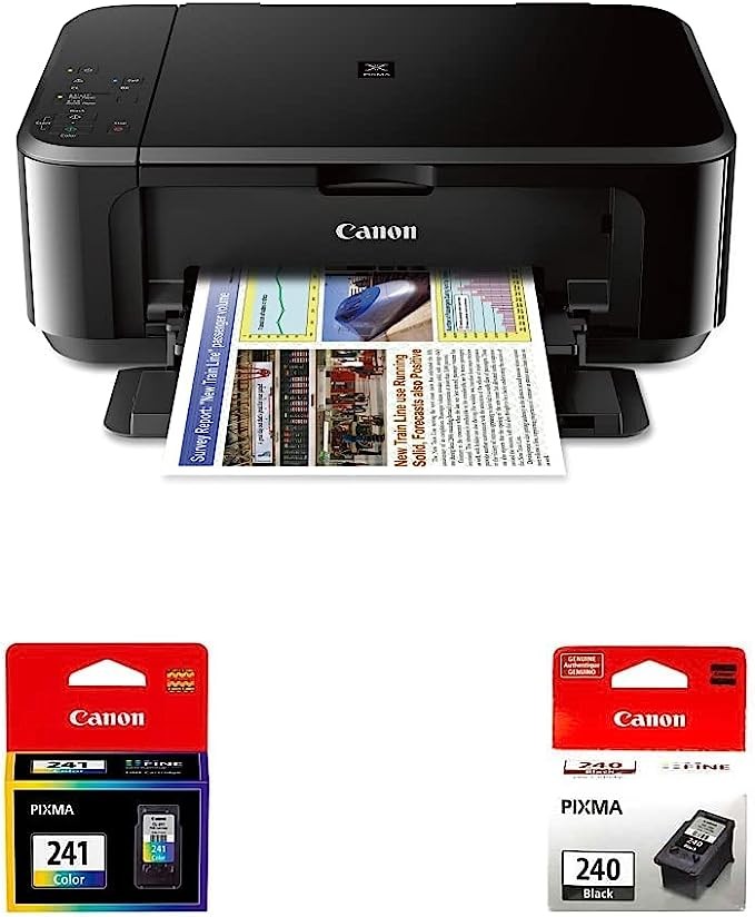 Canon Pixma MG3620 Wireless All-in-One Color Inkjet Printer with Mobile and Tablet Printing