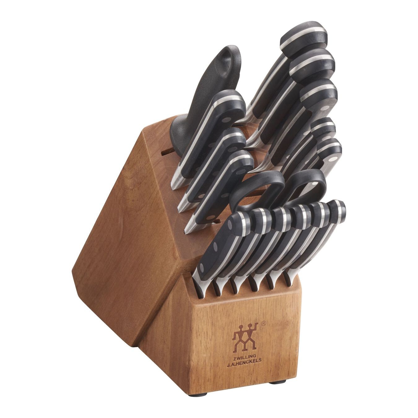 ZWILLING PRO 17-PC, KNIFE BLOCK SET, NATURAL