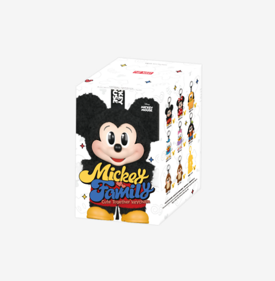 Mickey Family Cute Together Keychain Series Figures