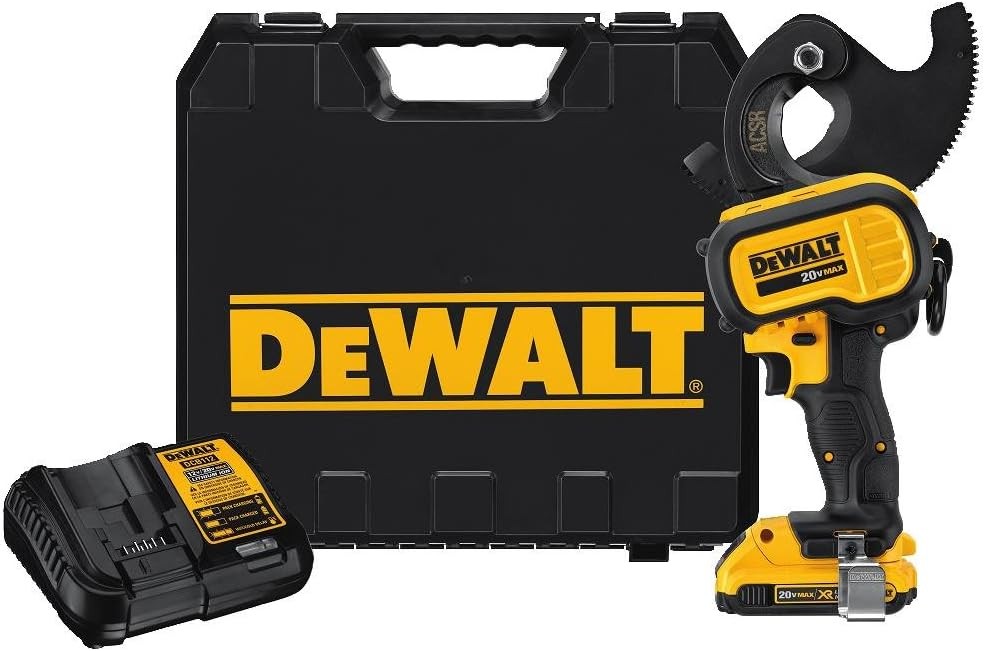 DEWALT 20V MAX Cable Cutter Kit for ACSR Cable, Cordless (DCE155D1)